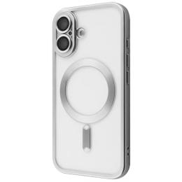 Чохол-накладка Infinity Metal Matte Case with Magnetic Ring iPhone 17 White Titanium