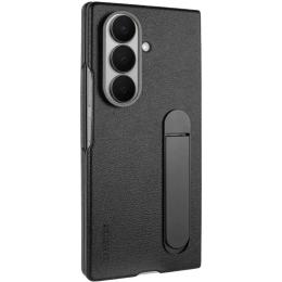 Чохол-накладка EpiK Leather Case (AAA) with stand для Samsung Galaxy Fold7 Black