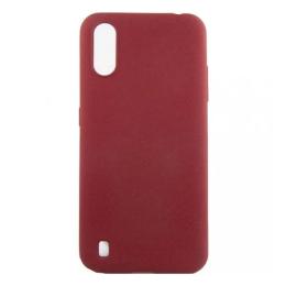 Чохол-накладка DENGOS Carbon для Samsung Galaxy A015 A01 Red