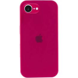 Чохол-накладка EpiK Silicone Case Full Camera Protective (AA) для Apple iPhone 16e (6.1) Rose Red