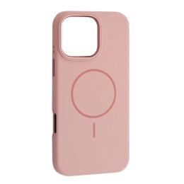 Чохол-накладка Infinity Liquid Silicone Case Metal Camera MagSafe для iPhone 17 Pink