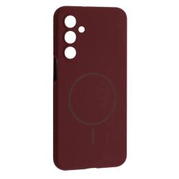Чохол-накладка Infinity Silicone Case luxury + MagSafe for Samsung A16 4G (A165) Plum
