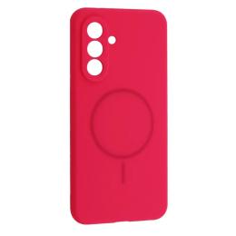 Чохол-накладка Infinity Silicone Case luxury + MagSafe for Samsung A36 5G Firefly Rose