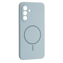 Чохол-накладка Infinity Silicone Case luxury + MagSafe for Samsung A36 5G Sky Blue