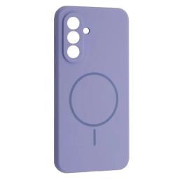 Чохол-накладка Infinity Silicone Case luxury + MagSafe for Samsung A56 5G Elegant Purple