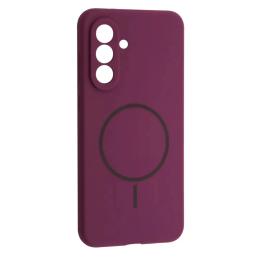 Чохол-накладка Infinity Silicone Case luxury + MagSafe for Samsung A26 5G Purple