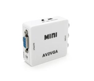 Конвертер Voltronic YT38173 VGA (мама)  -  3RCA (мама) White