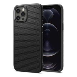 Чохол-накладка Spigen Liquid Air для iPhone 12/12 Pro Black