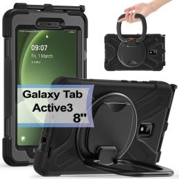 Накладка для планшета BeCover Heavy Duty Case With Stand Holder для Samsung Galaxy Tab Active 3 SM-T570/SM-T575/SM-T577 8 Black (713450)