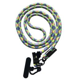 Ремінець для смартфона Infinity LONG (150см) 8mm Green з карабіном + тримач для чохлів (універсальний)