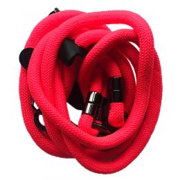 Ремінець для смартфона Infinity LONG (150см) 8mm Hot Pink з карабіном + тримач для чохлів (універсальний)