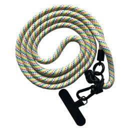 Ремінець для смартфона Infinity NEW (120см) 8mm Yellow з карабіном + тримач для чохлів (універсальний)