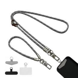 Ремінець для смартфона EpiK 120см + 35см Black White Pattern