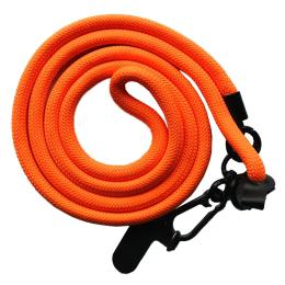 Ремінець для смартфона Infinity NEW (120см) 8mm Orange з карабіном + тримач для чохлів (універсальний)