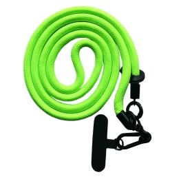 Ремінець для смартфона Infinity NEW (120см) 8mm Party Green з карабіном + тримач для чохлів (універсальний)