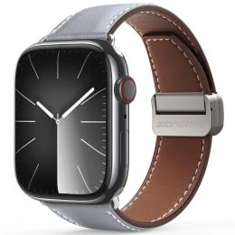Ремінець для смарт-годинника Dux Ducis Genuine Leather для Apple Watch 42 (ser.1-3)/44/45/46/49mm Gray
