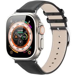 Ремінець для смарт-годинника Dux Ducis Leather Strap Classic для Apple Watch 38/40/41/42mm (ser.10) Black