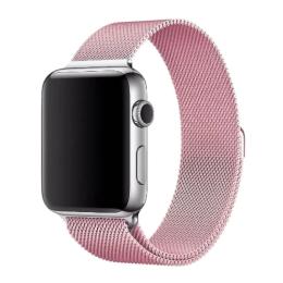Ремінець для смарт-годинника EpiK Milanese Loop Design для Apple Watch 38/40/41/42mm (ser.10) Rose Pink