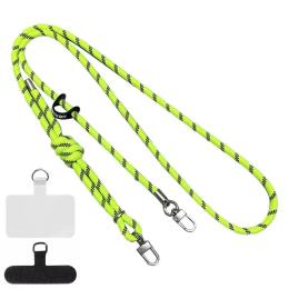 Ремінець для смартфона EpiK A cord with two fastenings (8мм) 150см Neon Green