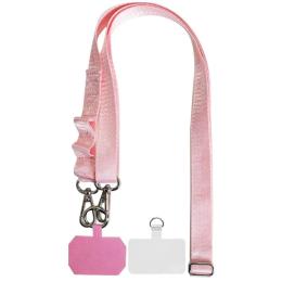 Ремінець для смартфона EpiK Wide lace with two fastenings (2см) 140см Pink