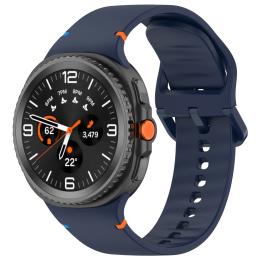 Ремінець для смарт-годинника ArmorStandart Silicone для Samsung Galaxy Watch 8/8 Classic (20x113 mm) Dark Blue (ARM86862)