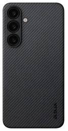 Чохол-накладка Pitaka Ultra-Slim Case для Samsung Galaxy S25 Ultra Twill Black Gray (KS2501U)