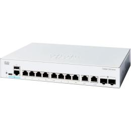 Світч Cisco Catalyst 1200 8xGE, Ext PS, 2x1G Combo Silver (C1200-8T-E-2G)