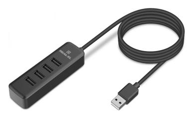 USB-хаб REAL-EL HQ-175 Black