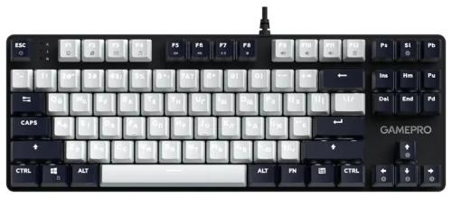 Клавіатура GamePro Genesis Metallic USB Black (MK110B) 87% Red switches (UKR/ENG)