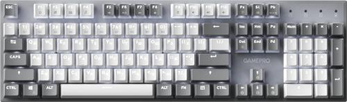 Клавіатура GamePro Genesis Metallic Gray (MK144G) 100% Red switches (UKR/ENG)