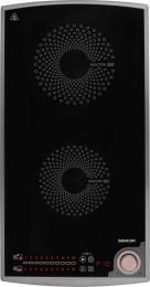 Плитка настільна Sencor індукційна, комф. - 2, 1.3+1.8кВт, управл - сенсор-мех., чорний