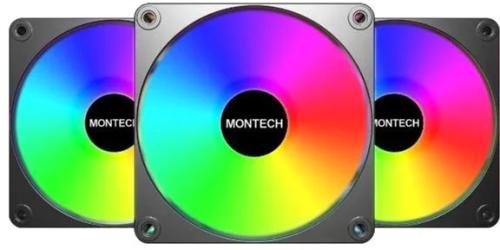 Вентилятор для ПК Montech GF120 V2 ARGB 3-Pack Black