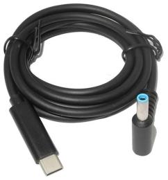 Кабель живлення для роутера XoKo USB-C (тато)  -  DC (тато) 4.5x0.6mm 18V-20V 1m (XK-DC4506)
