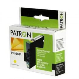 Картридж PATRON для EPSON R200/300 (PN-0484) YELLOW (CI-EPS-T048440-Y-PN)