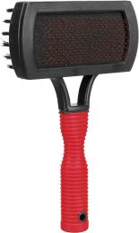 Пуходерка Trixie для собак мяка двостороння зі щіткою 10х17 см (2306)