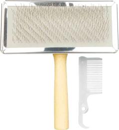 Пуходерка Trixie для собак мяка з додатковим гребінцем 11х14 см (2356)