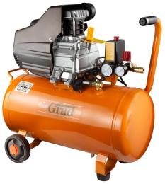 Компресор GRAD (7043565) Orange 1.5кВт 198л/хв 8бар 50л (2 крана)