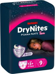 Підгузки Huggies DryNites для дівчаток 13+ років, 9 шт (5029053583679)