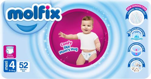 Підгузки Molfix Трусики 4 maxi 9-14 кг 52 шт (8690536842711)