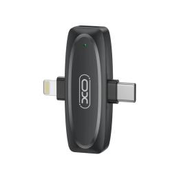 Мікрофон XO MKF10 Type-C + Lightning 2in1 Black