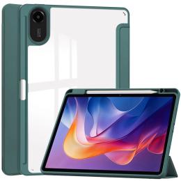 Чохол-книжка для планшета BeCover Soft Edge TPU для Xiaomi Redmi Pad 2 11.0 Dark Green (713658)