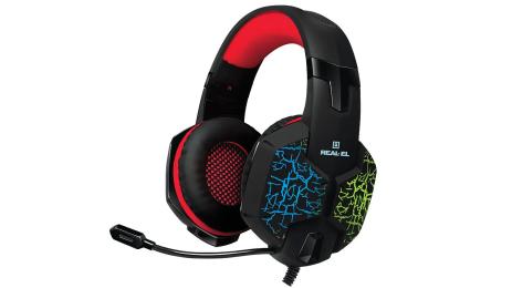 Накладні навушники REAL-EL GDX-7750 Black Red