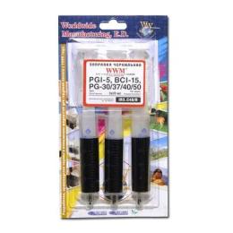 Чорнило для принтера WWM CANON PG-40 3x20ml Black (IR3.C40/B)