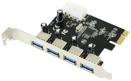 Контролер для ПК Dynamode USB 3.0 4 ports to PCI-E (USB3.0-4-PCIE)