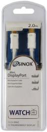 Відео-кабель Sinox SX Plus miniDisplayPort (тато)  -  miniDisplayPort (тато) 2.0m (SXI1002)