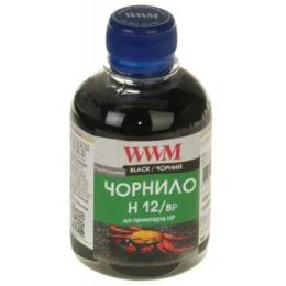 Чорнило для принтера WWM HP №10/11/12 200г Black (H12/BP) Pigment