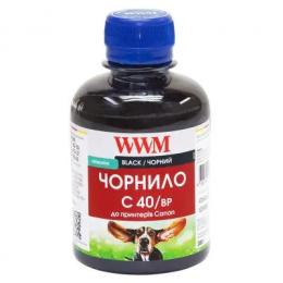 Чорнило для принтера WWM CANON PG40/50/PGI5/BCI15 Black (C40/BP) Pigment