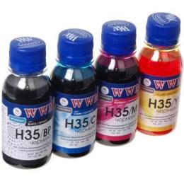 Чорнило для принтера WWM HP № 21/129/131 Yellow (H35SET-2) BP/C/M/Y SET