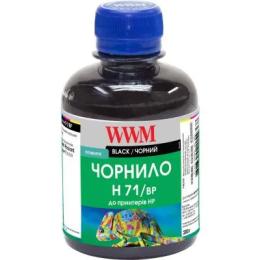 Чорнило для принтера WWM HP №711 200г Black (H71/BP) Pigment