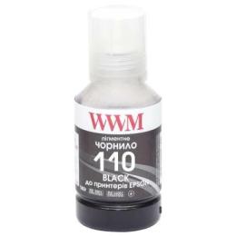 Чорнило для принтера WWM EPSON M1100/M1120 140г Black (E110BP) Pigment